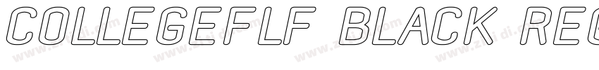 CollegeFLF Black Reg字体转换